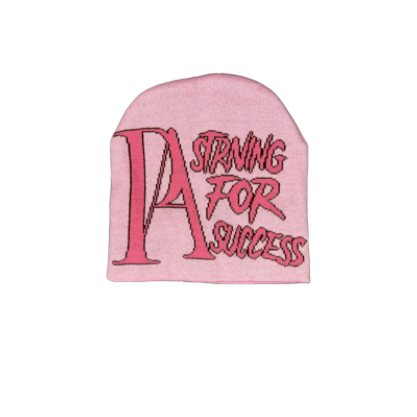 Pink Striving For Success Beanie