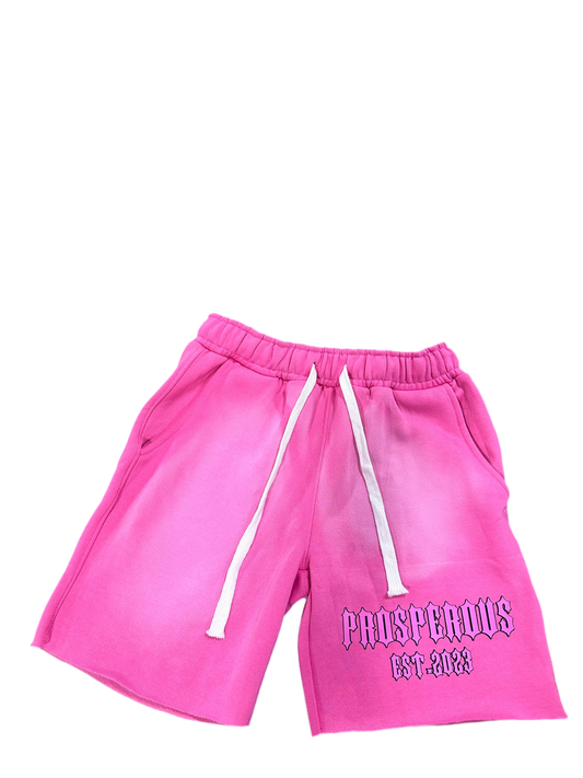 Pink Sun Fade PA Shorts