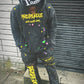 Yellow Prosperous Splatter Hoodie