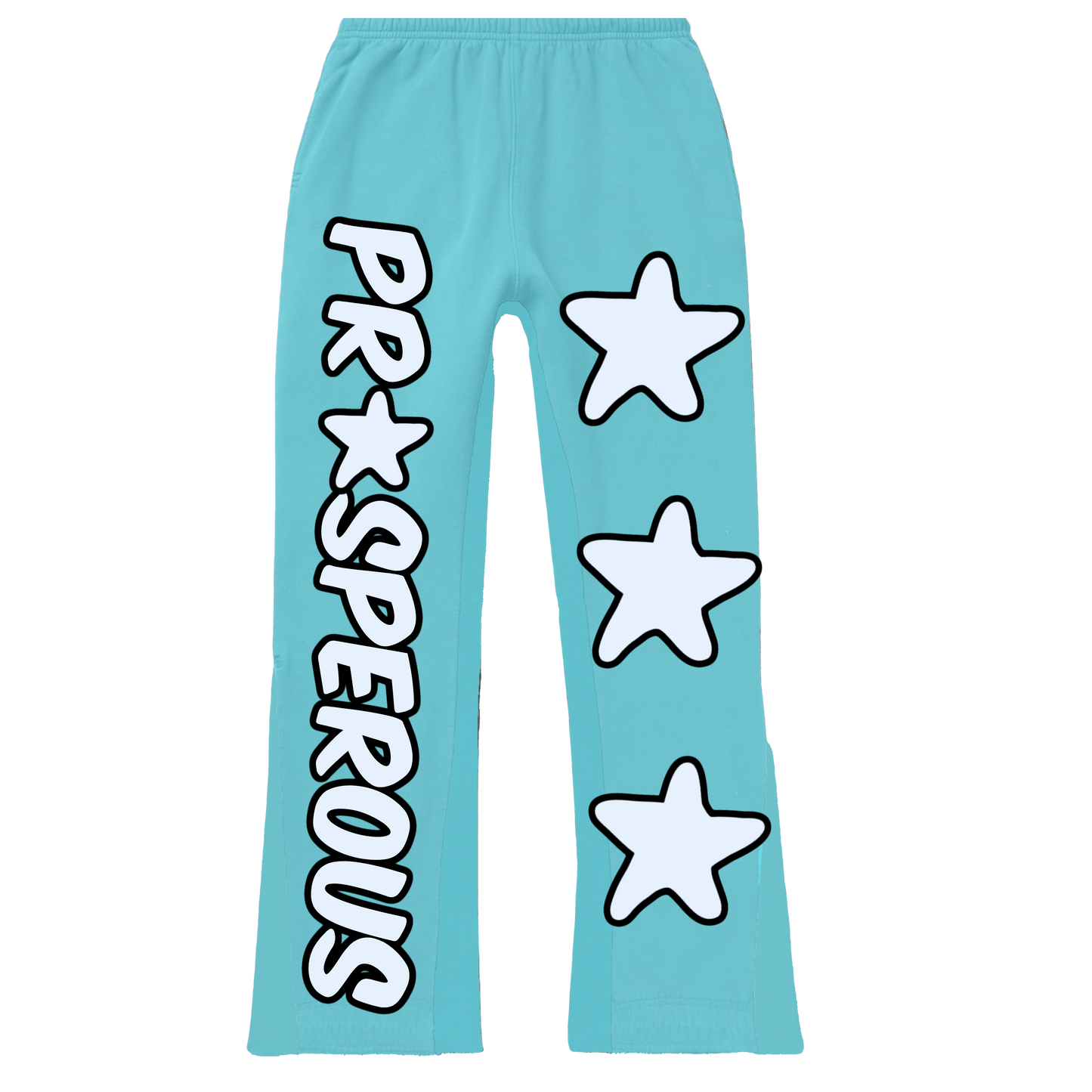 Turquoise PA Star Sweat Pants