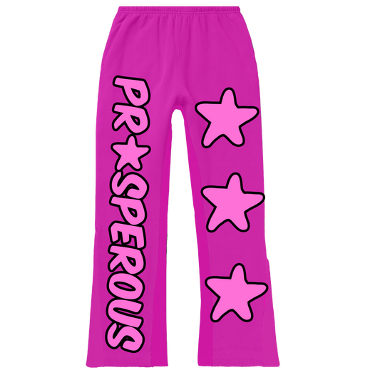 Pink PA Star Sweat Pants